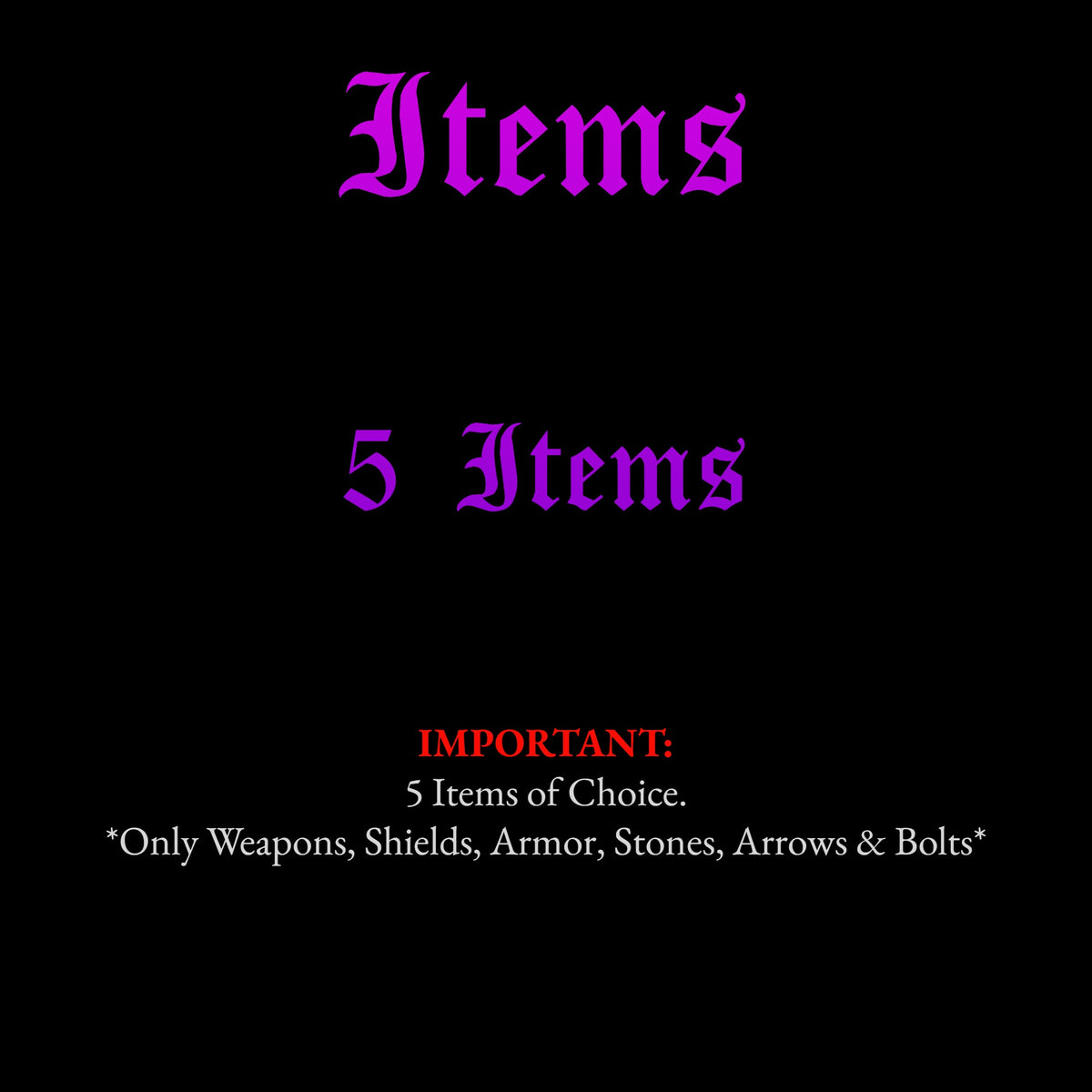 Demon's Souls - Souls & Items for Sale