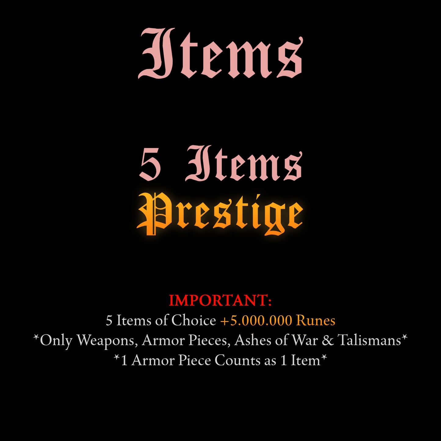 Elden Ring Item Bundle