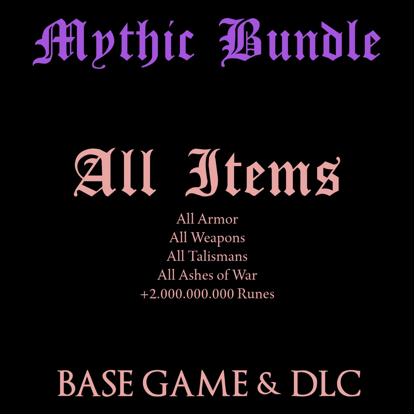 Elden Ring Mythic Bundles