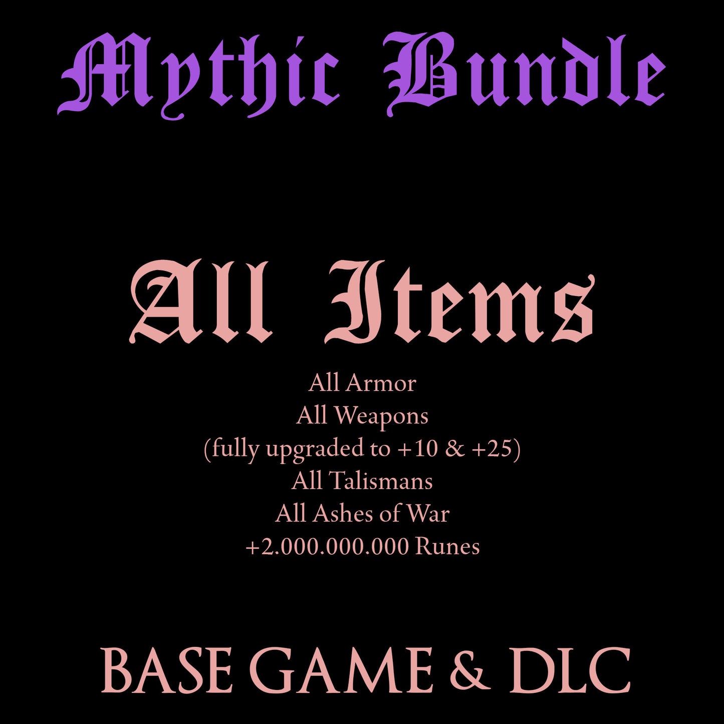 Elden Ring Mythic Bundles