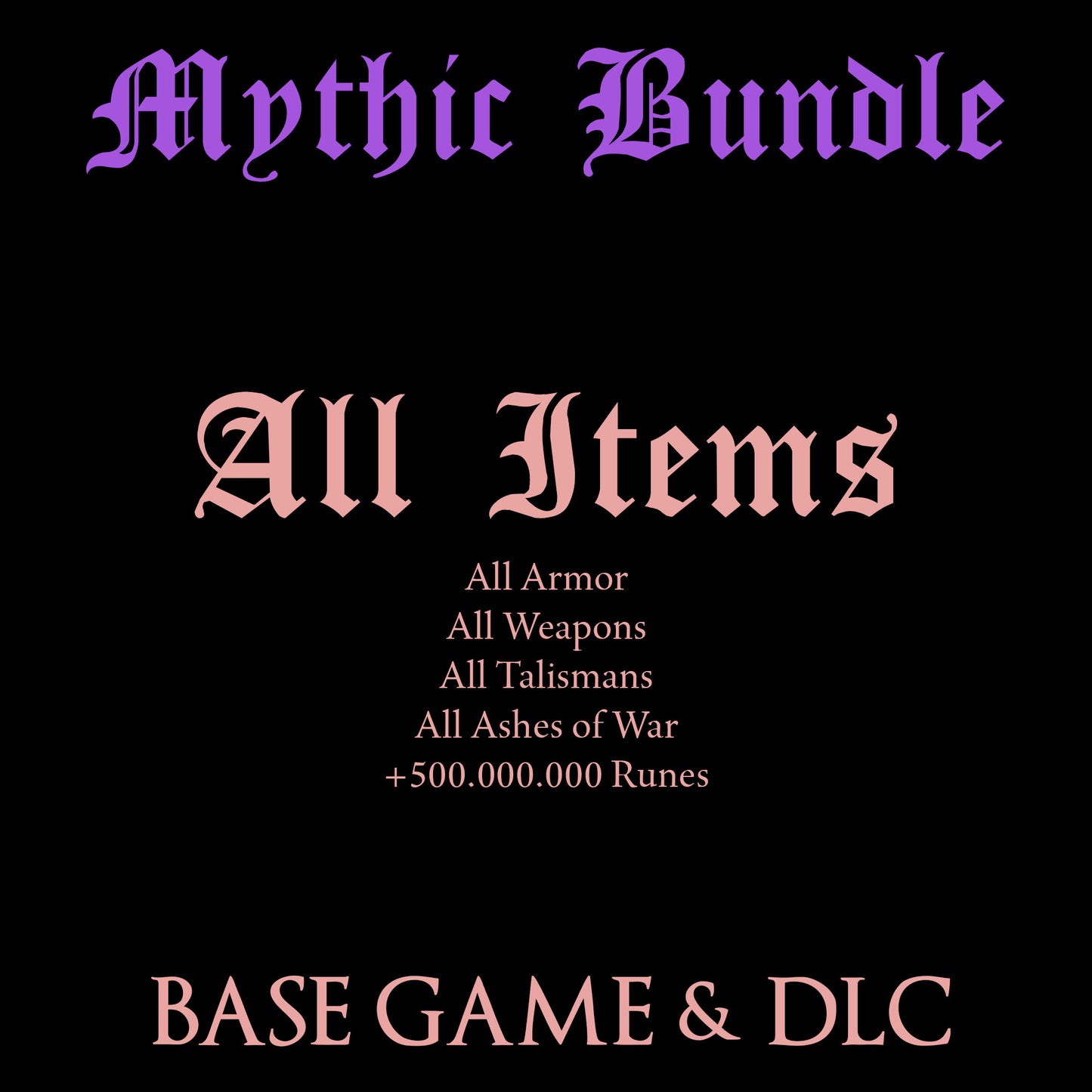 Elden Ring Mythic Bundles