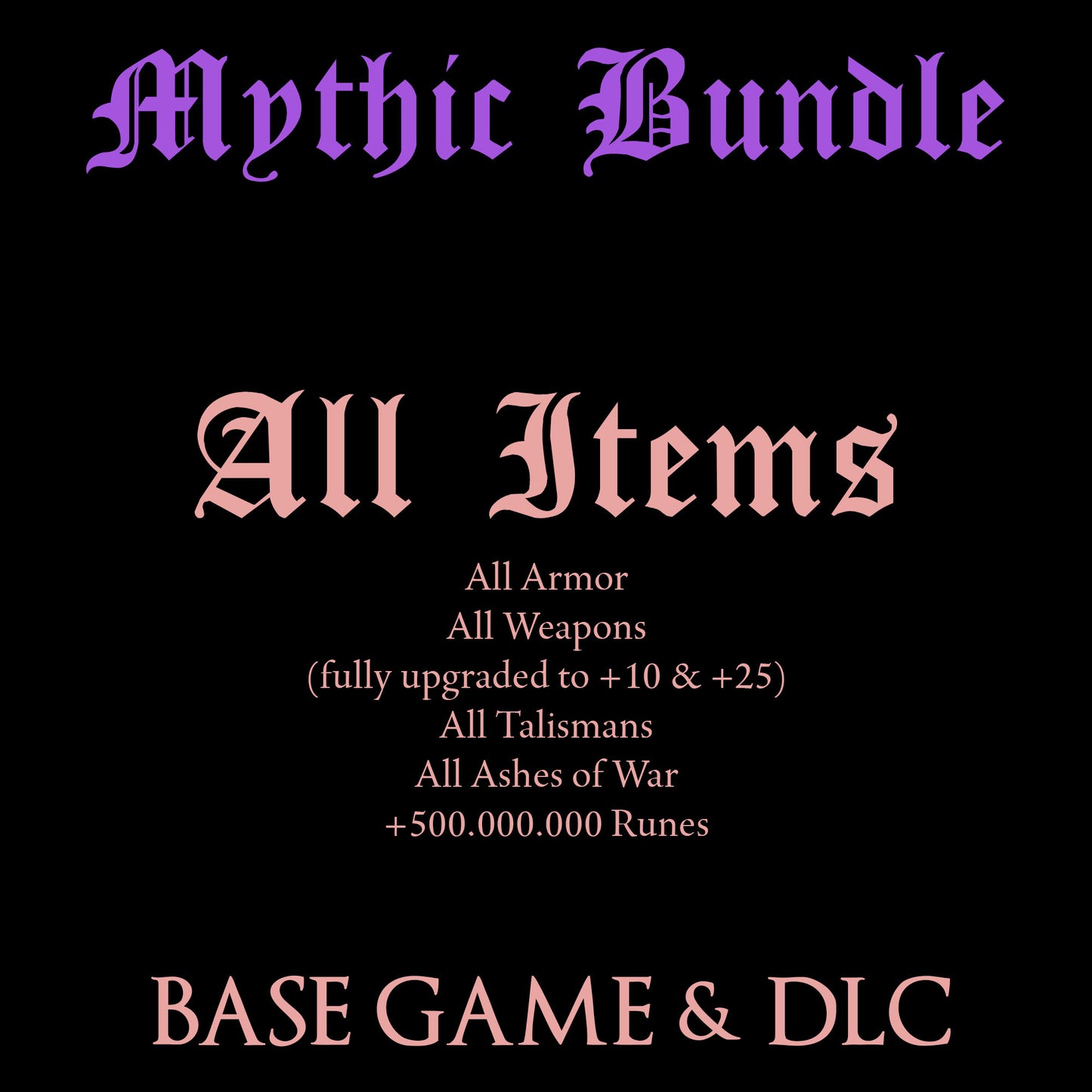 Elden Ring Mythic Bundles