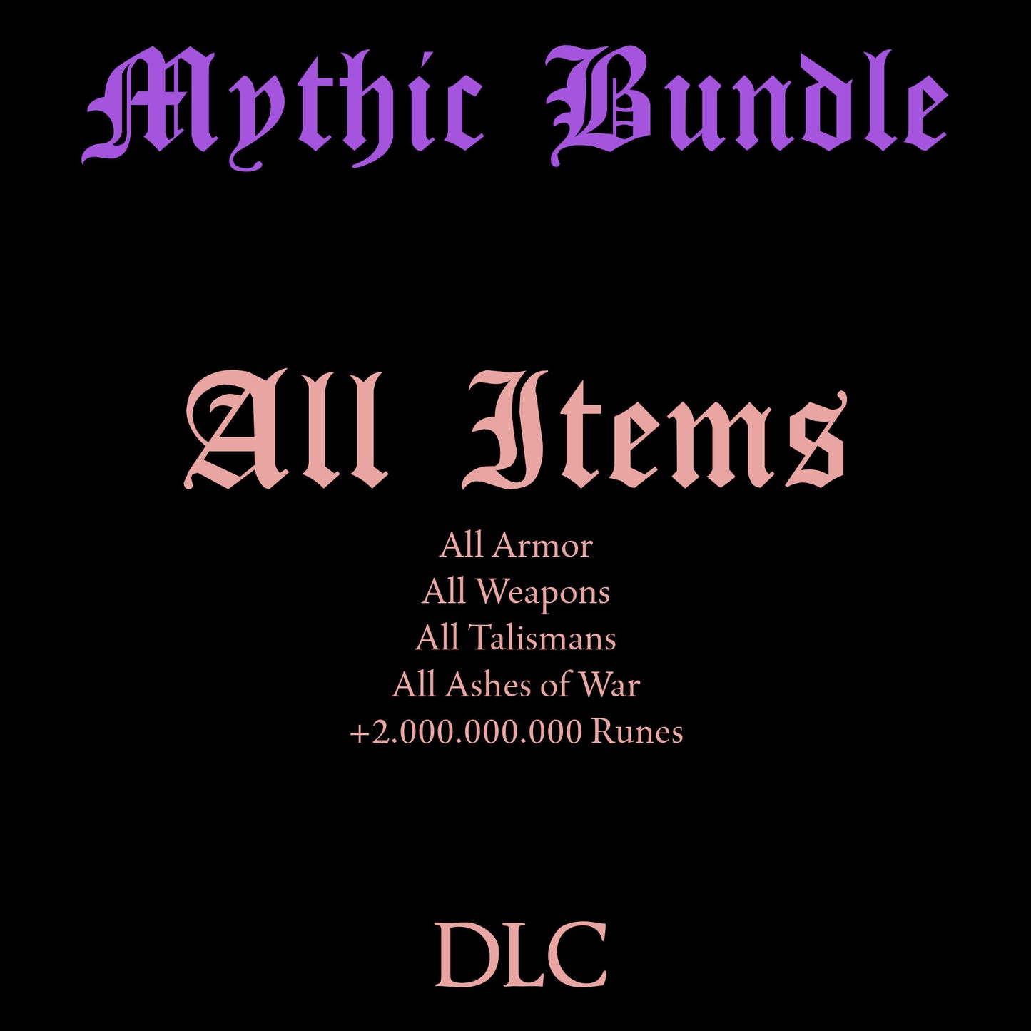 Elden Ring Mythic Bundles