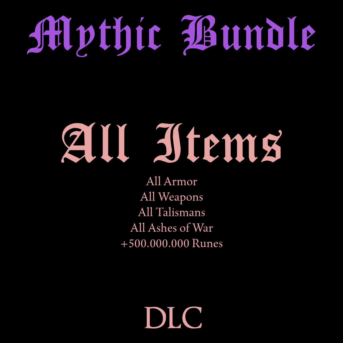 Elden Ring Mythic Bundles